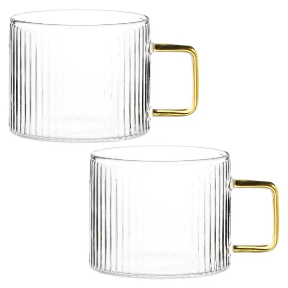 Кружка стекло 130 мл, упаковка 2 шт, Кол-во: 1 оптом в BestTea, фото 