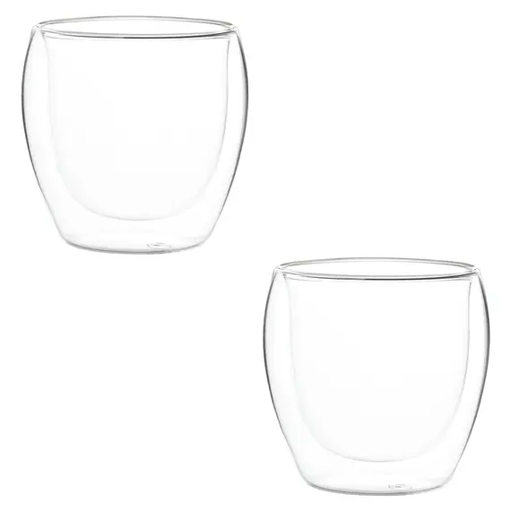 Кружка необжигающая стекло, 250 мл, упаковка 2 шт, Кол-во: 1 оптом в BestTea, фото 