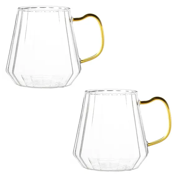 Кружка стекло 350 мл, упаковка 2 шт, Кол-во: 1 оптом в BestTea, фото 