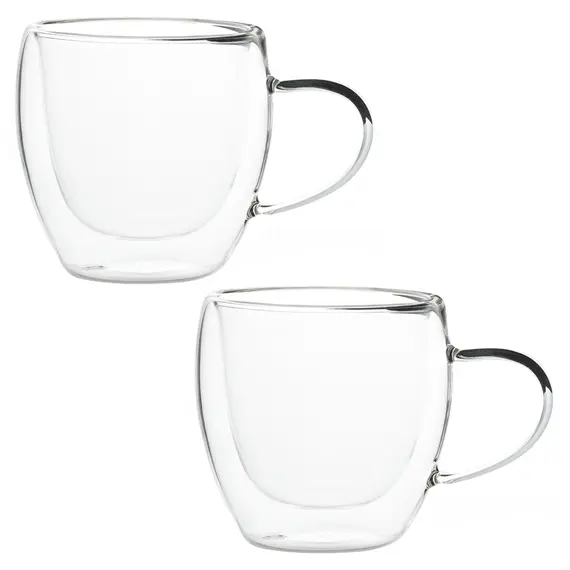 Кружка необжигающая стекло, 230 мл, упаковка 2 шт, Кол-во: 1 оптом в BestTea, фото 