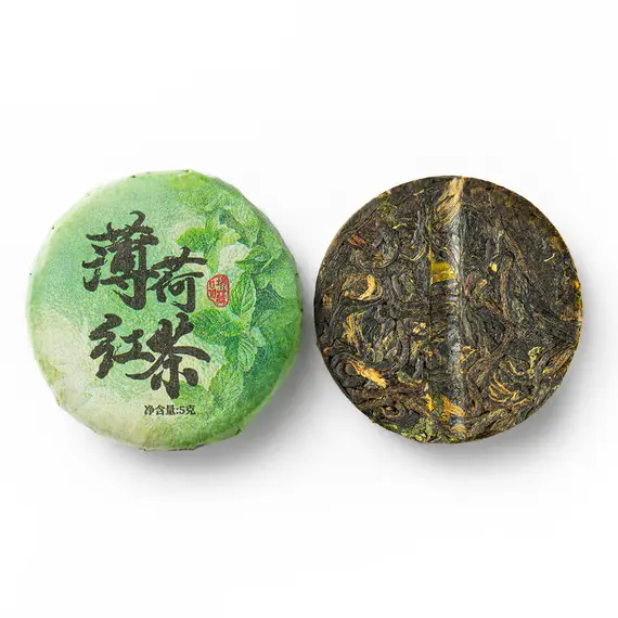 Красный чай с мятой, точа прессованная оптом в BestTea, фото 