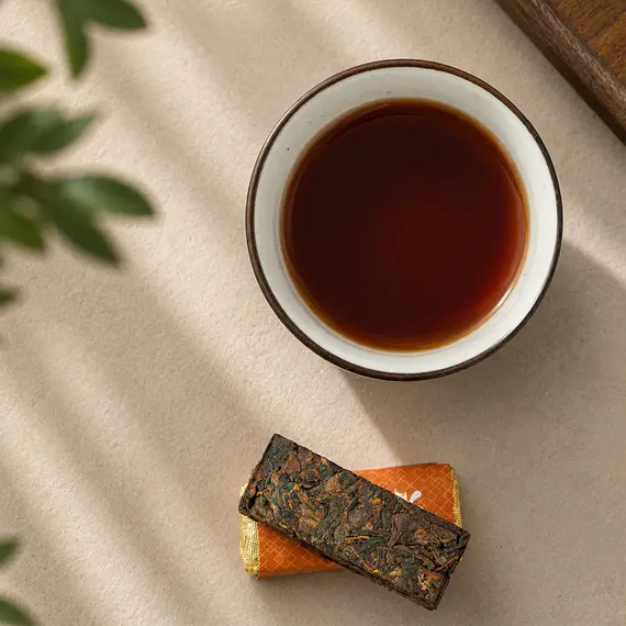 Чай пуэр шу "Маленький слиток", прессованная плитка оптом в BestTea, фото , изображение 4