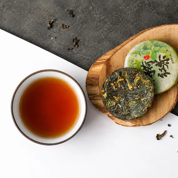 Красный чай с мятой, точа прессованная оптом в BestTea, фото , изображение 6