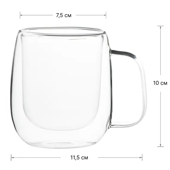 Кружка необжигающая, стекло 250 мл, Кол-во: 1 оптом в BestTea, фото , изображение 2