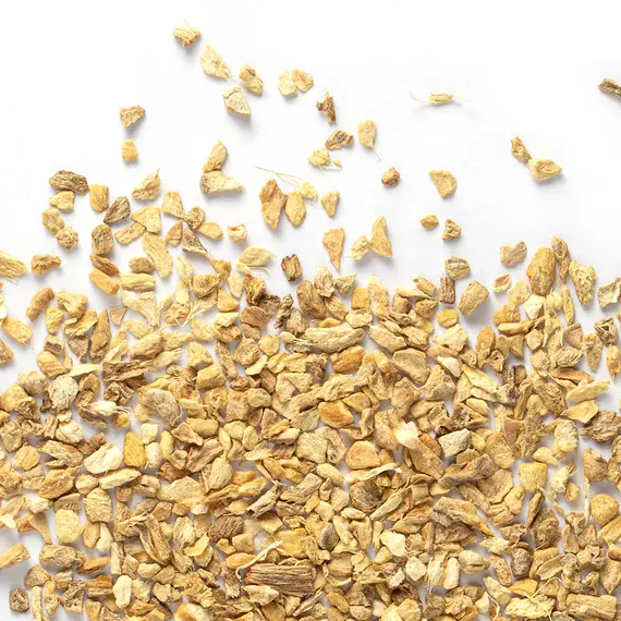 Имбирь дробленый мелкий, 3-5 мм, Фасовка: 0.5 оптом в BestTea, фото , изображение 2