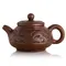 Чайник глиняный с фактурными растительными узорами, 250 мл оптом в BestTea, фото 