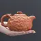 Чайник глиняный Друид, фиолетовая керамика Цзяньшуй, 280 мл оптом в BestTea, фото 