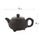 Чайник глиняный темно-коричневый Хризантема, 170 мл оптом в BestTea, фото , изображение 3