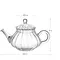 Чайник стеклянный Бутон 100 мл оптом в BestTea, фото , изображение 3