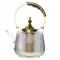 Чайник с металлическим колбой-ситом и крышкой, (стекло) 1000 мл, Кол-во: 1 оптом в BestTea, фото 