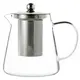 Чайник с металлической крышкой и ситом, (стекло) 750 мл, Кол-во: 1 оптом в BestTea, фото 